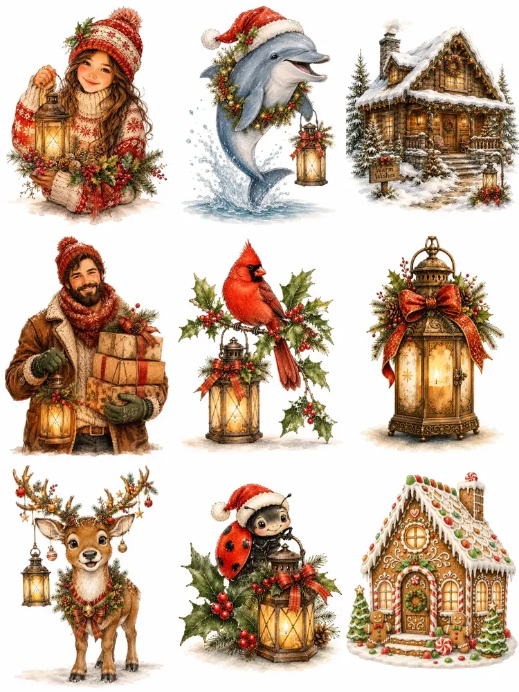 Christmas Watercolor Collections