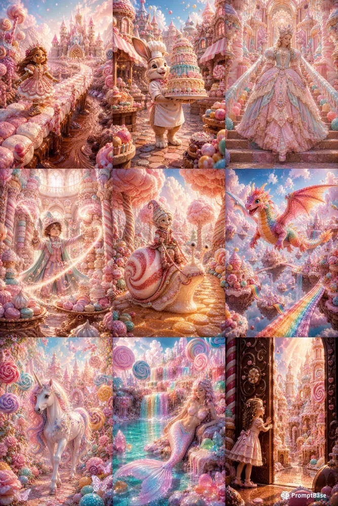 Candyland Fantasy Illustrations