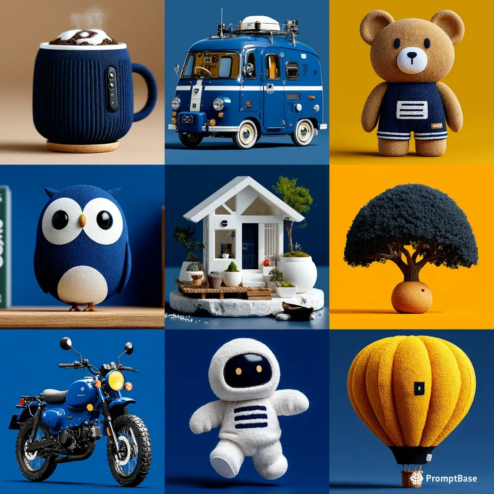 Render Bold Minimal 3D Studio Pops