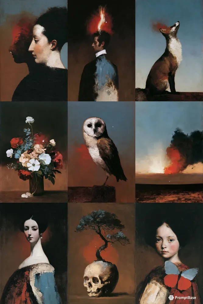 Old Master Gothic Oil Paintings
