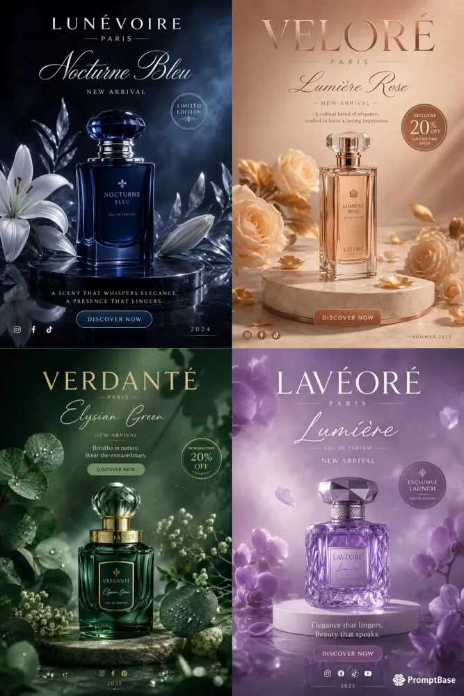 Luxury Perfume Ad Creators