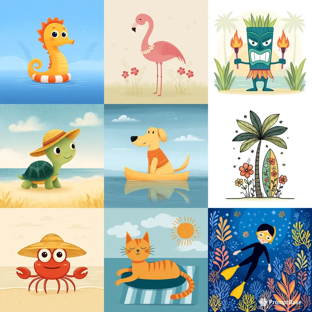 Cute Summer Clip Art