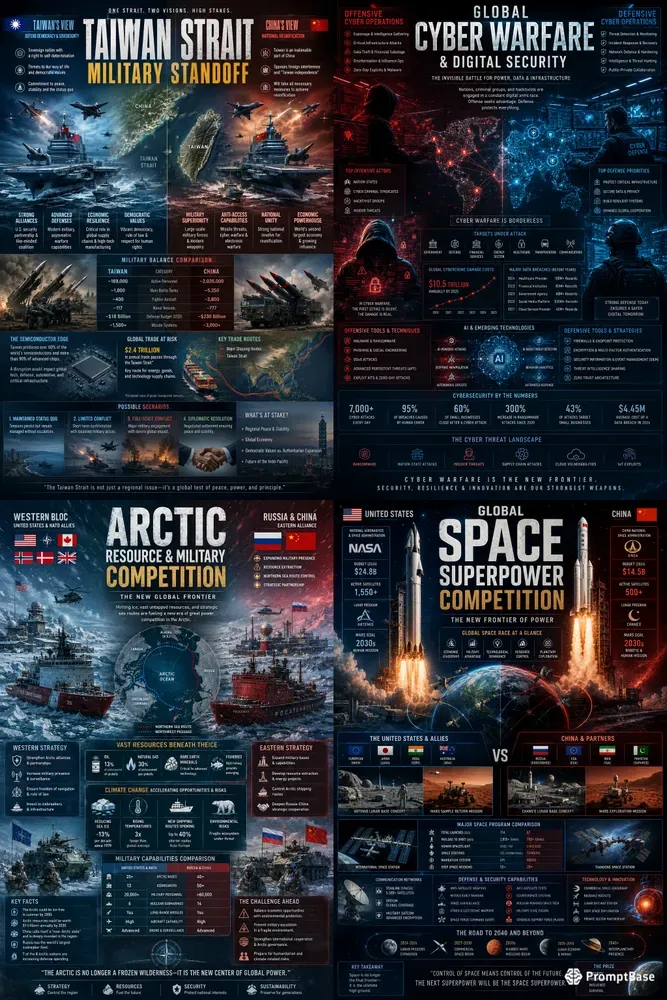 Geopolitical Infographic Posters