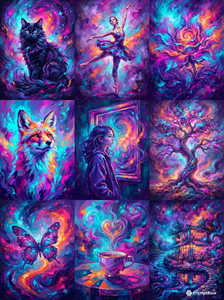 Vibrant Expressive Painterlies
