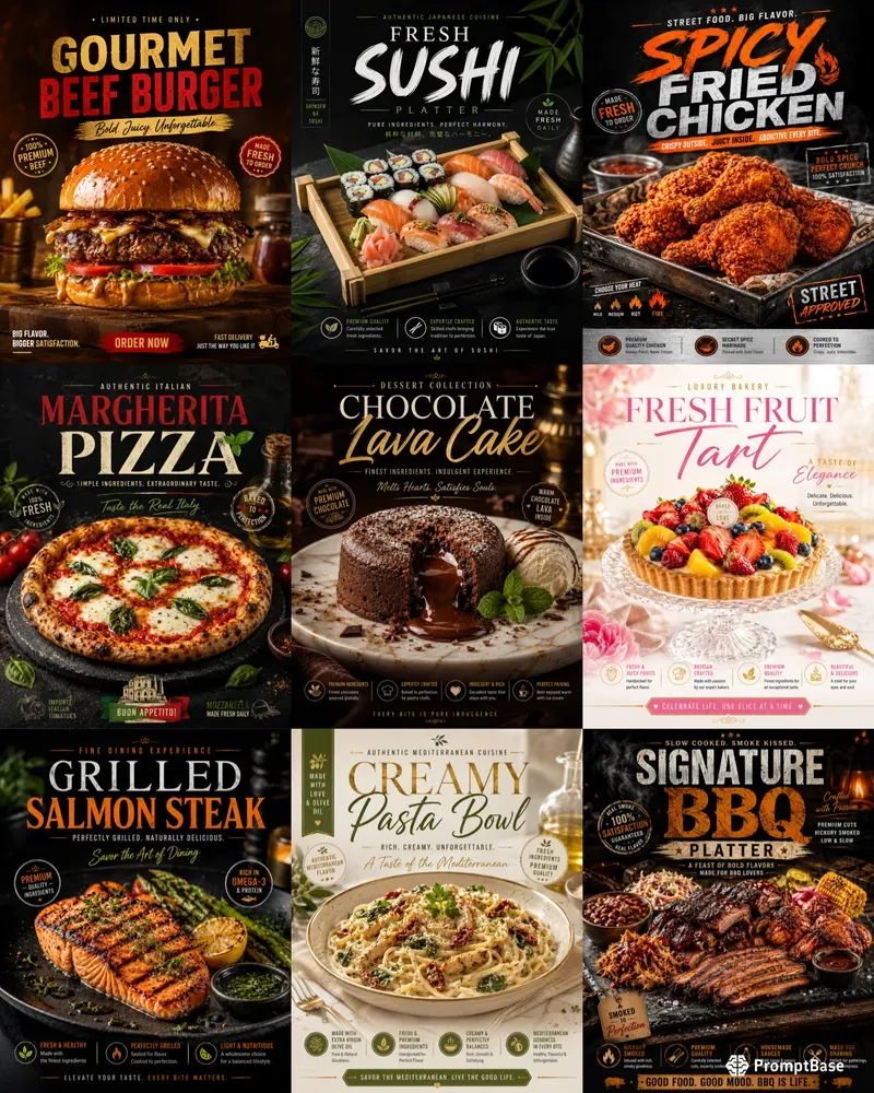 Food Ad Poster Creators