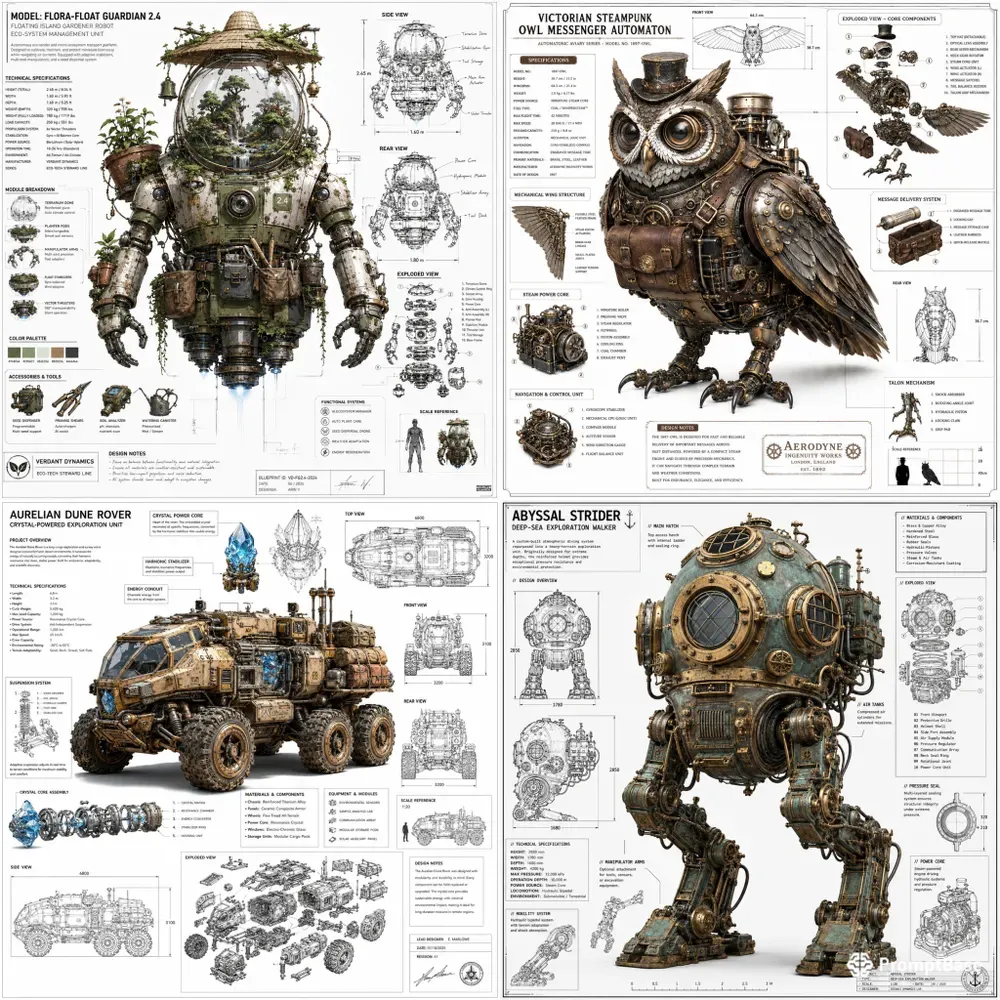 Blueprint Character Artifact Generator