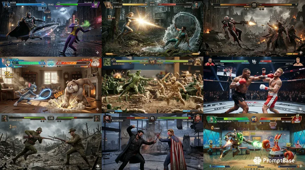 HD Fighting Game Screenshots Gameplay