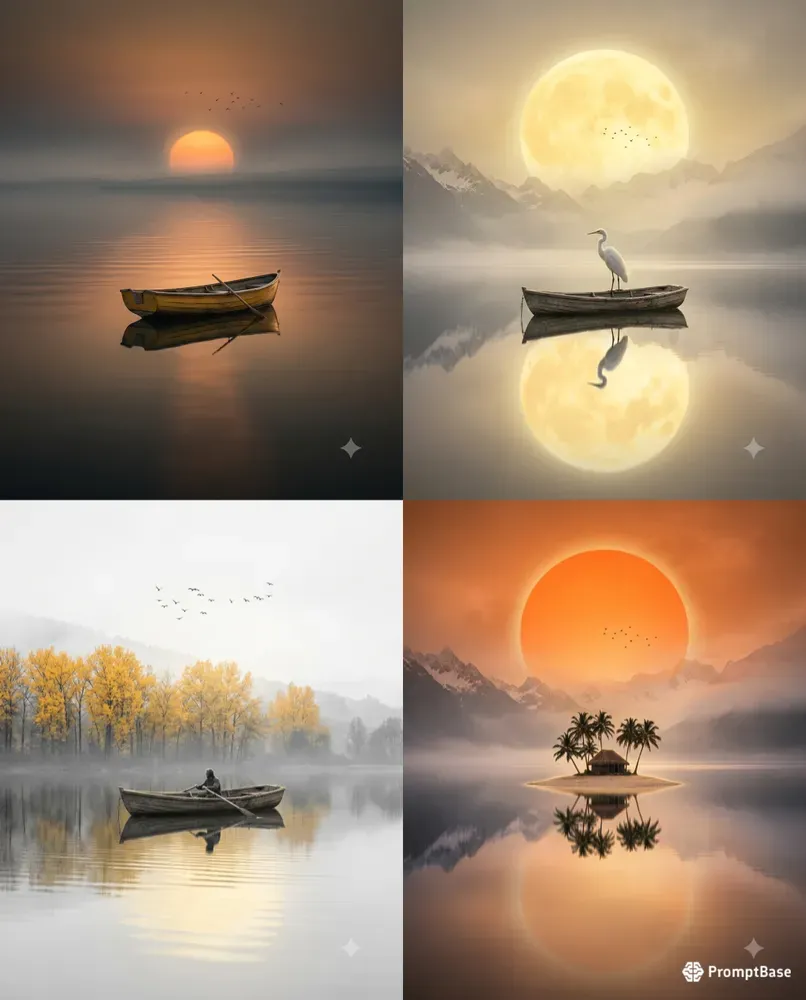 Symmetrical Water Reflections