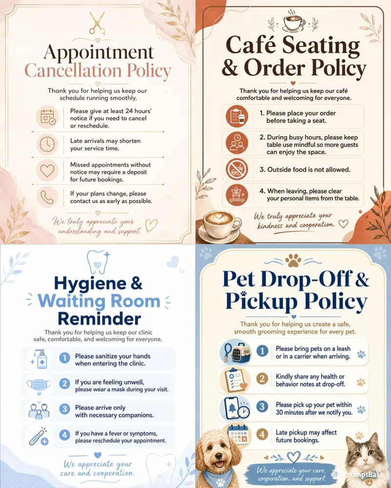 Polite Policy Sign Studios