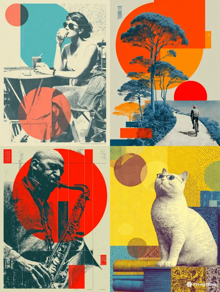 Risograph Illustrations