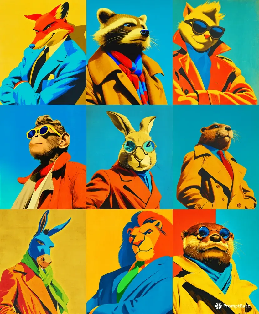 Stylish Animal Portraits