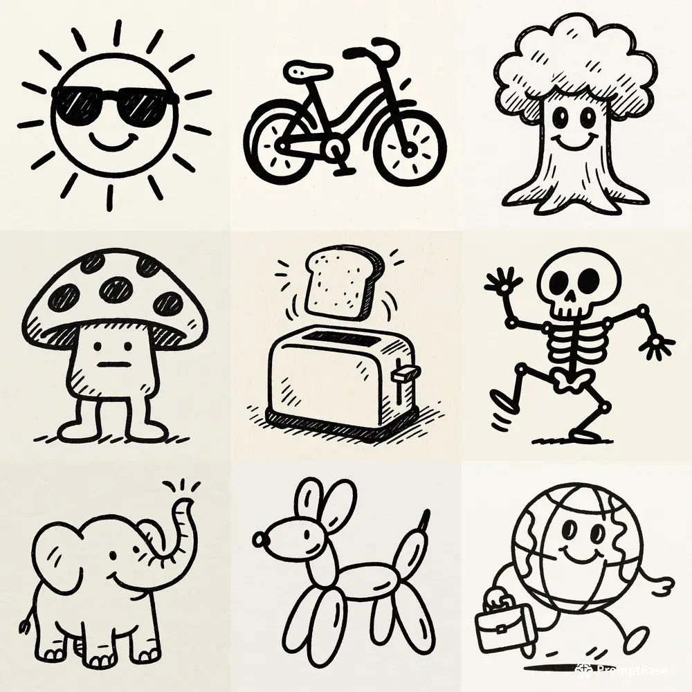 Whimsical Doodle Sketch Makers
