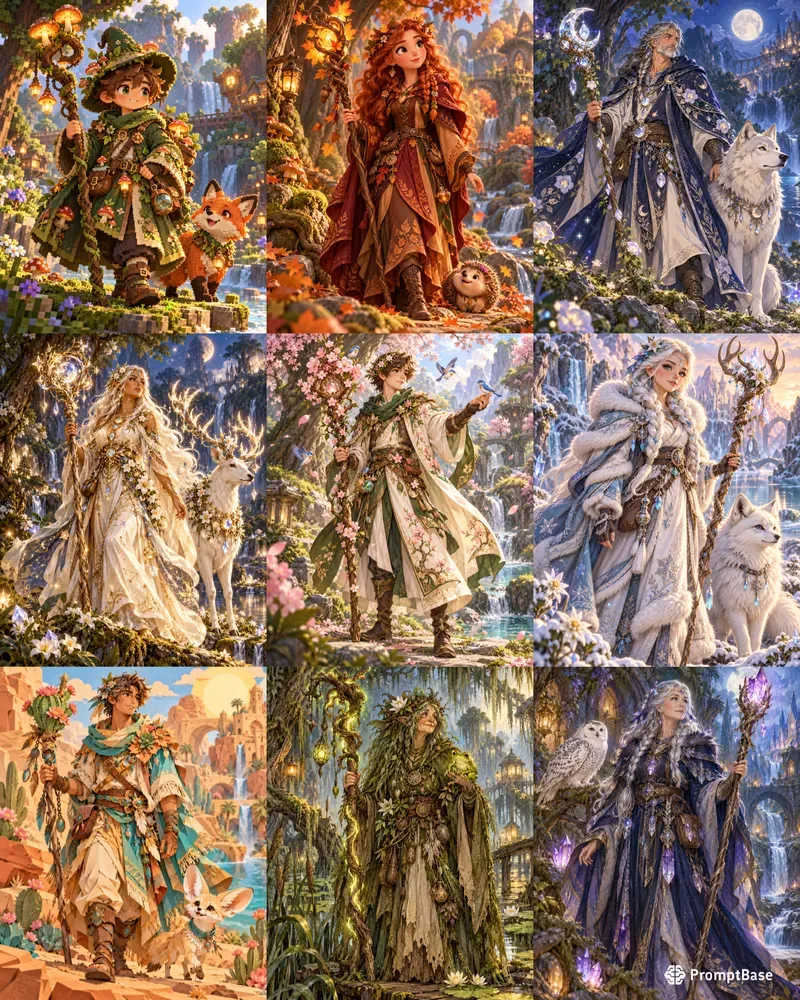 Ultimate Fairy Tale Fantasy Druid Designs