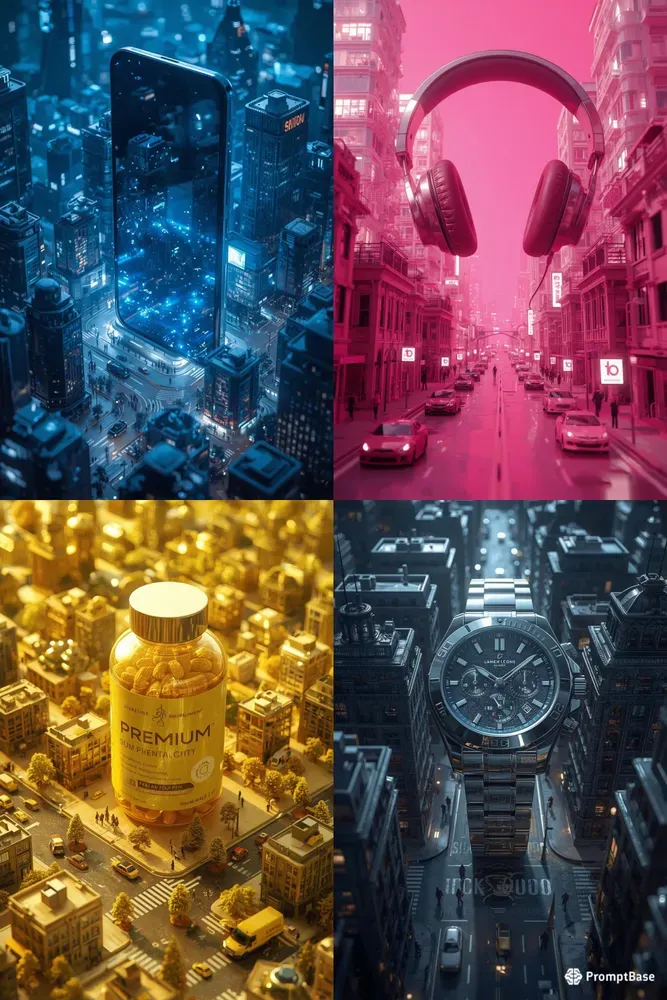 Giant Products In Miniature Cities