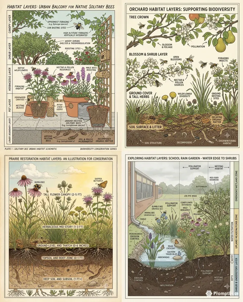 Pollinator Habitat Layer Plates