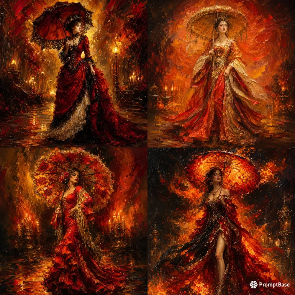 Flamebound Dance Portrait Generator