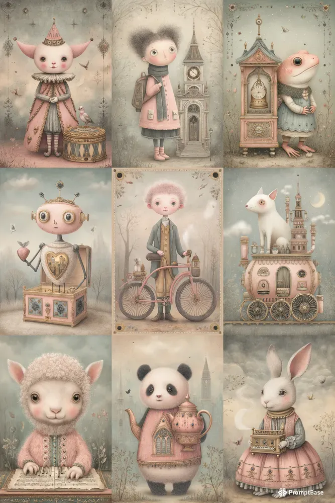 Whimsical Clockwork Curiosities