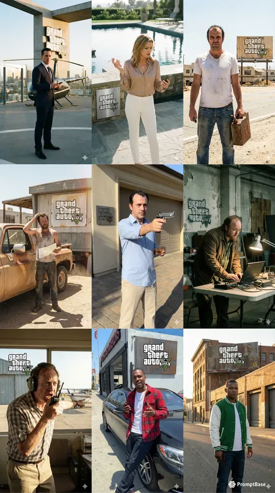 Gta 5 Game Characters In Real Life