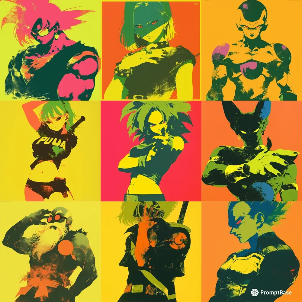 Dragon Ball Vibrant Energy Art