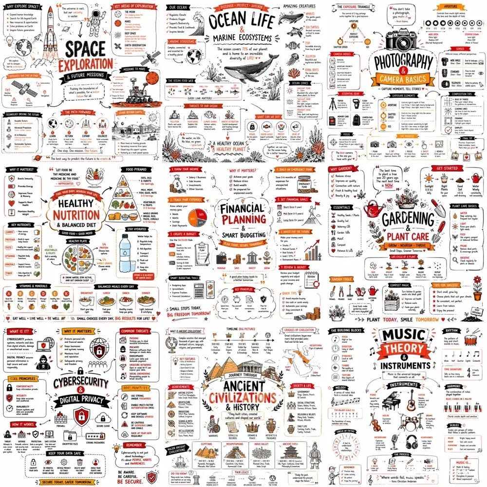 Handdrawn Whiteboard Infographic Packs