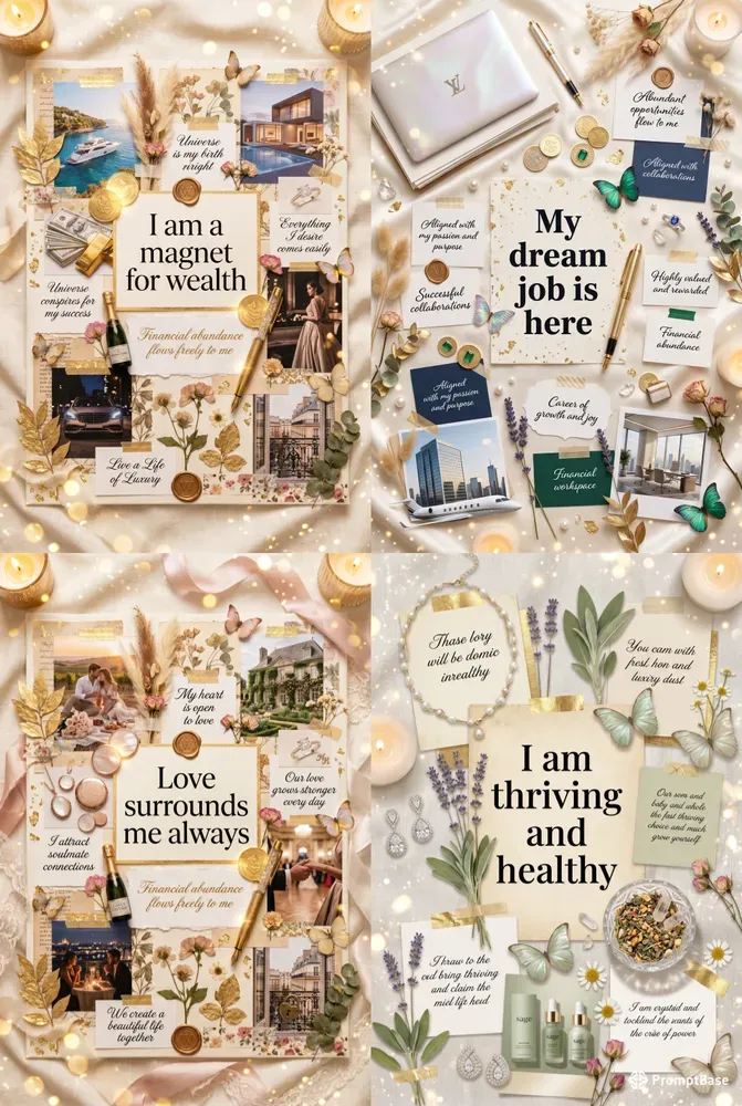 Luxury Manifestation Board Creators