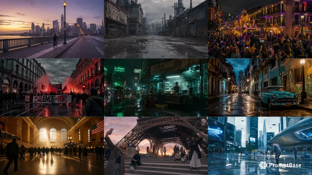 Cinematic Wide Street Photography