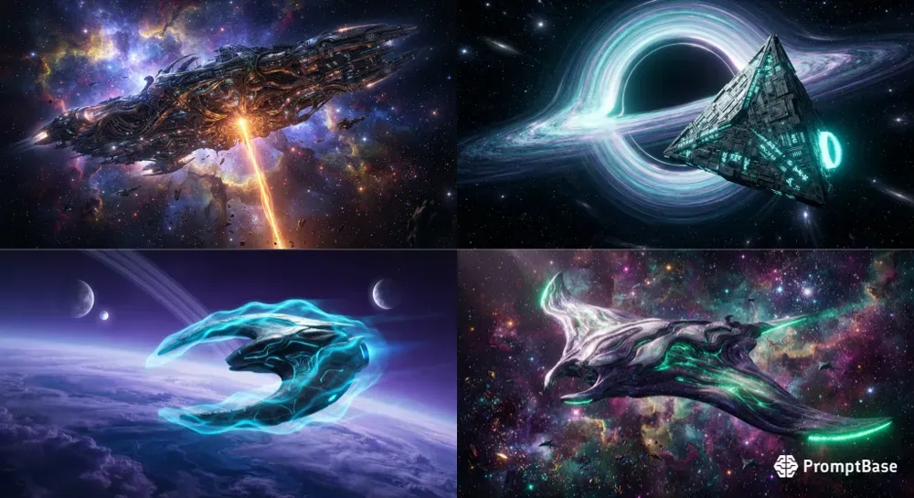 Alien Spaceship Scifi Generator