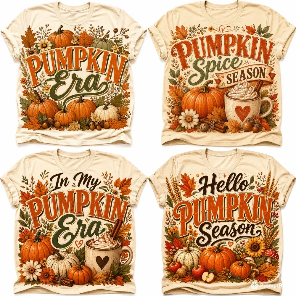 Pumpkin Era Tshirt Graphics