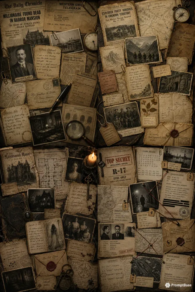 Antique Mystery Evidence Collections