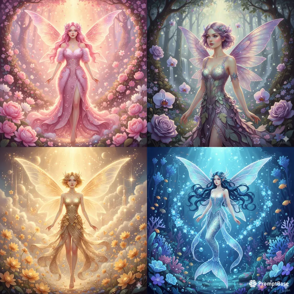 Aesthetic Fairy Girls