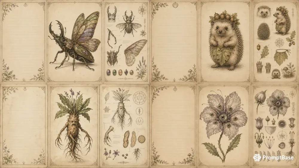 Fairy Naturalist Studies Junk Journals