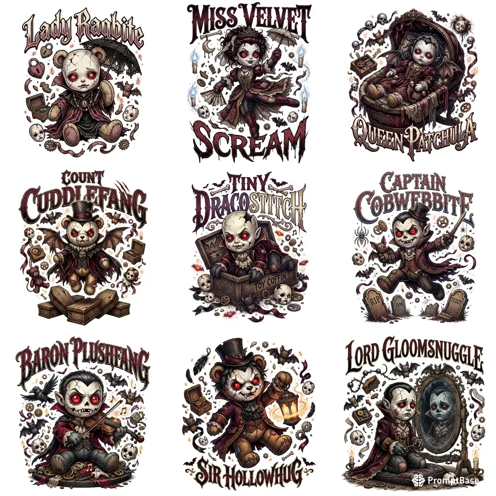 Haunted Vampire Toy Mascots