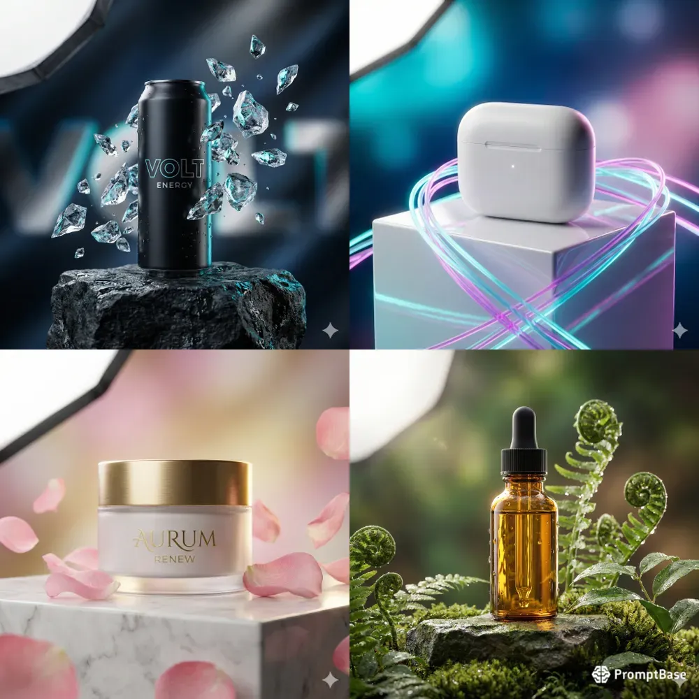 Ultrarealistic Commercial Product Photos