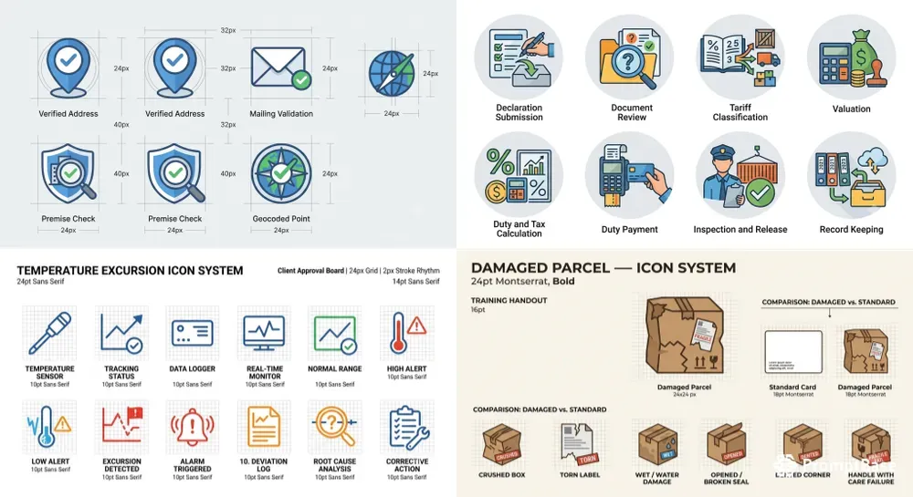 Logistics Exception Icon Packs