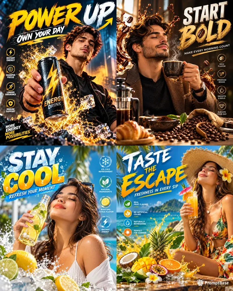 Premium Product Ad Posters