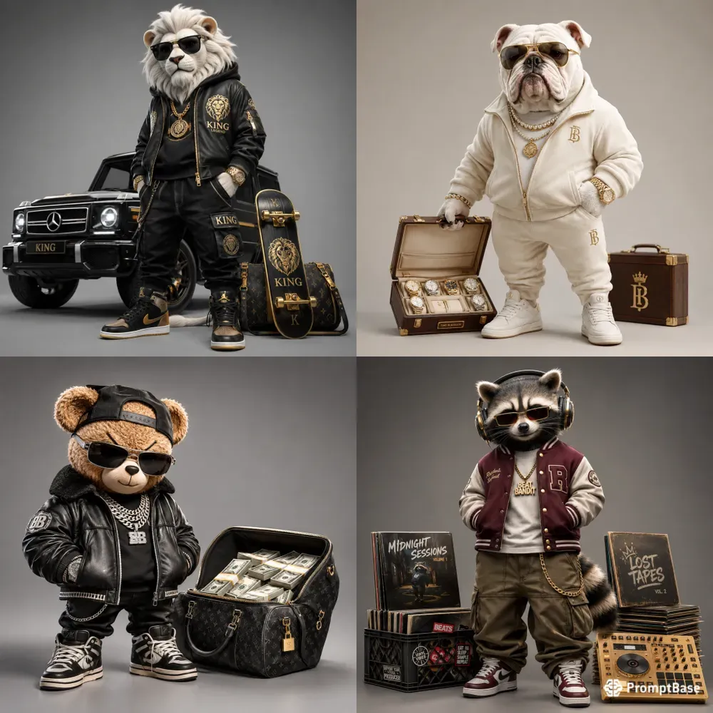 Luxury Streetwear Characters