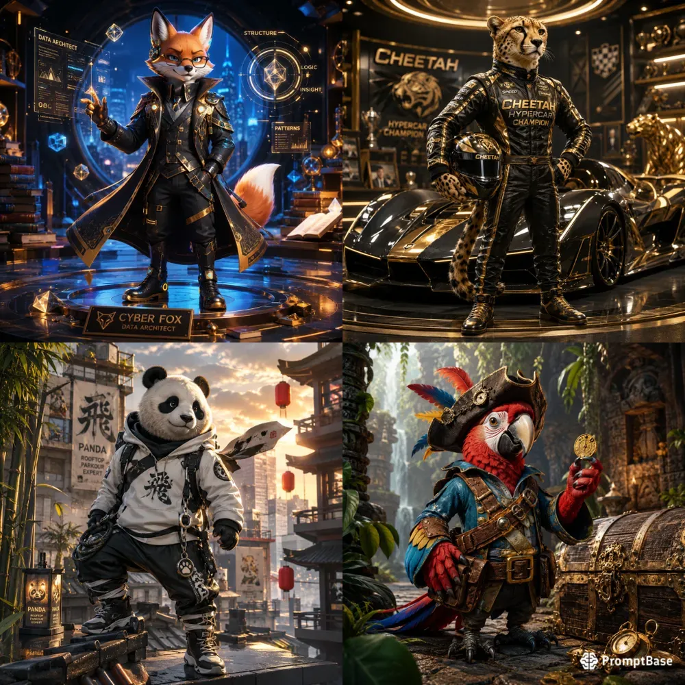 Cinematic Mascot World Builders