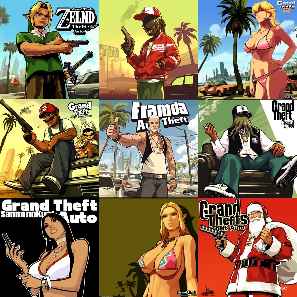 Grand Theft Auto San Andreas Parodies