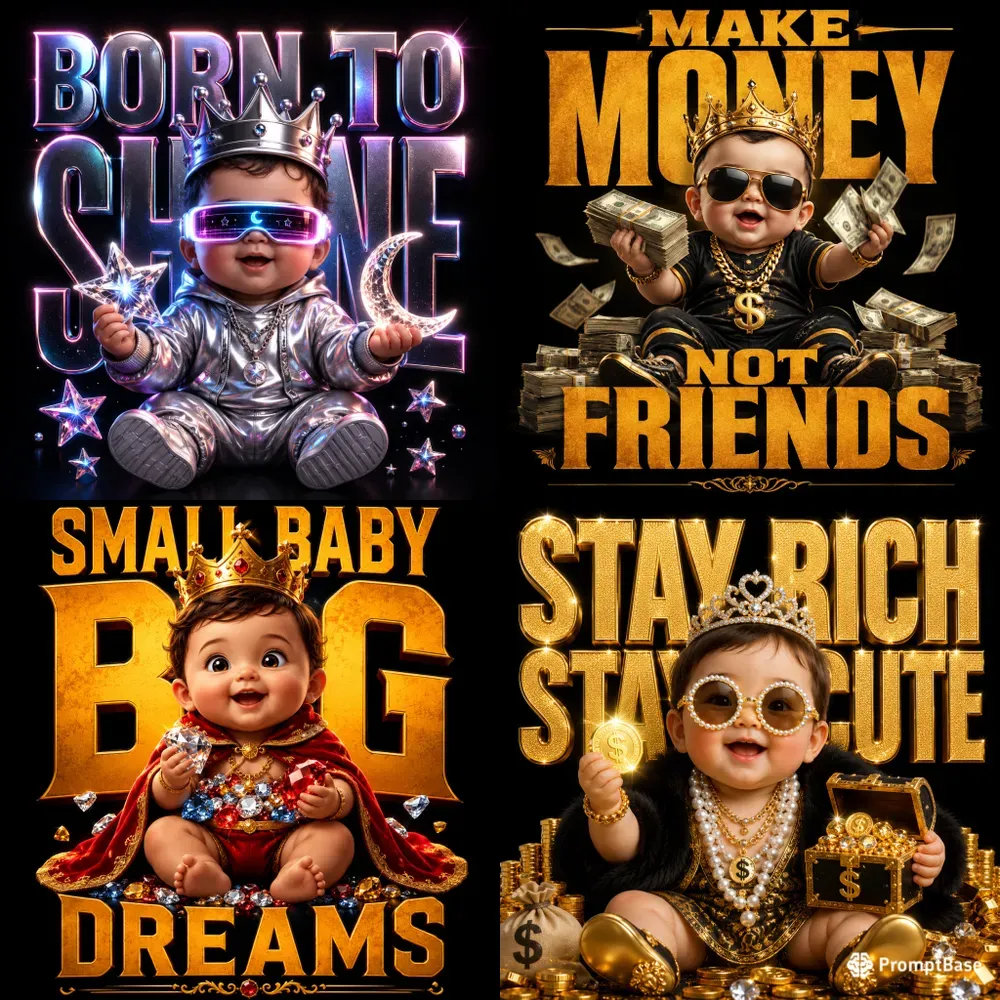 Cute Baby Quote Poster Generator