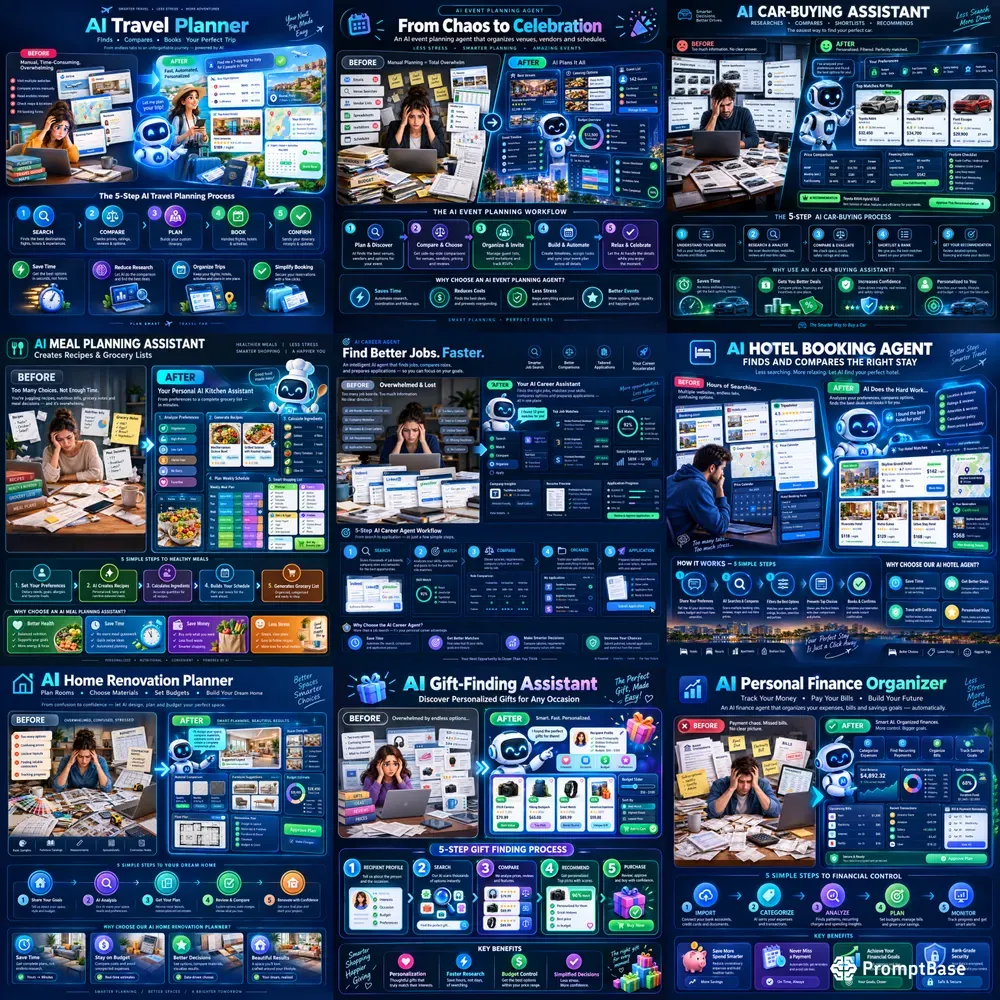 Agent Infographic Showcases