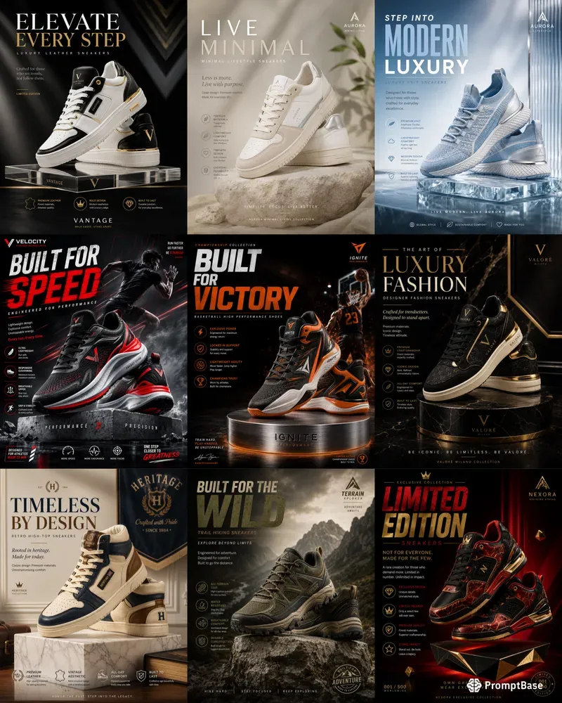 Sneaker Ad Poster Creators