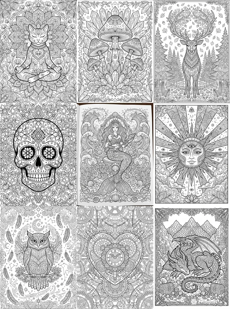 KDP Coloring Book Pages