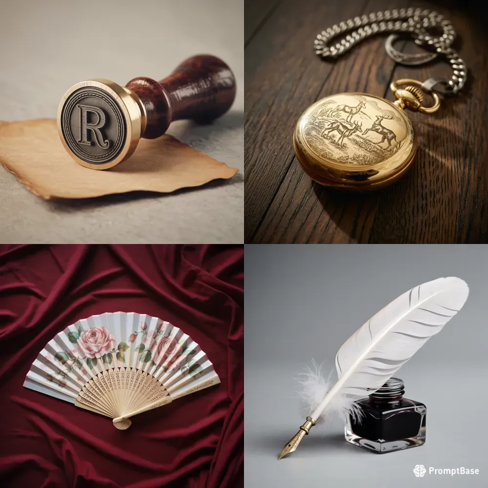 Vintage Regency Objects Stock Generator