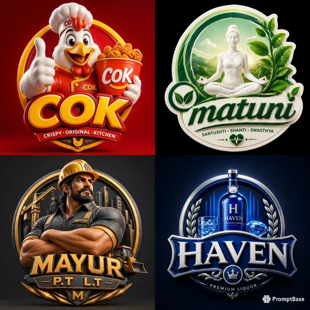 Amazing Logo Mascot Sticker Businesses