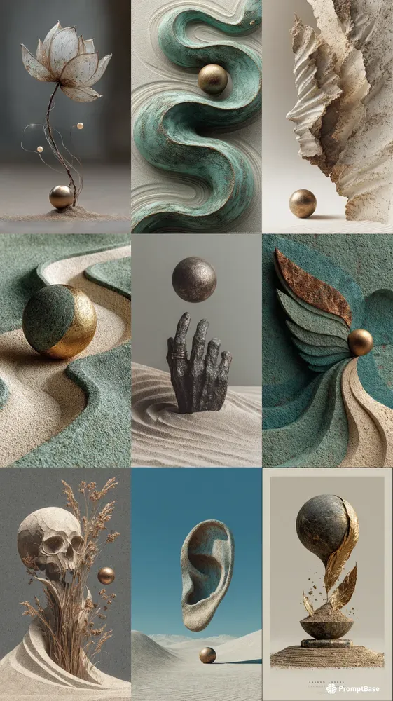 Bronze Sand Surrealisms