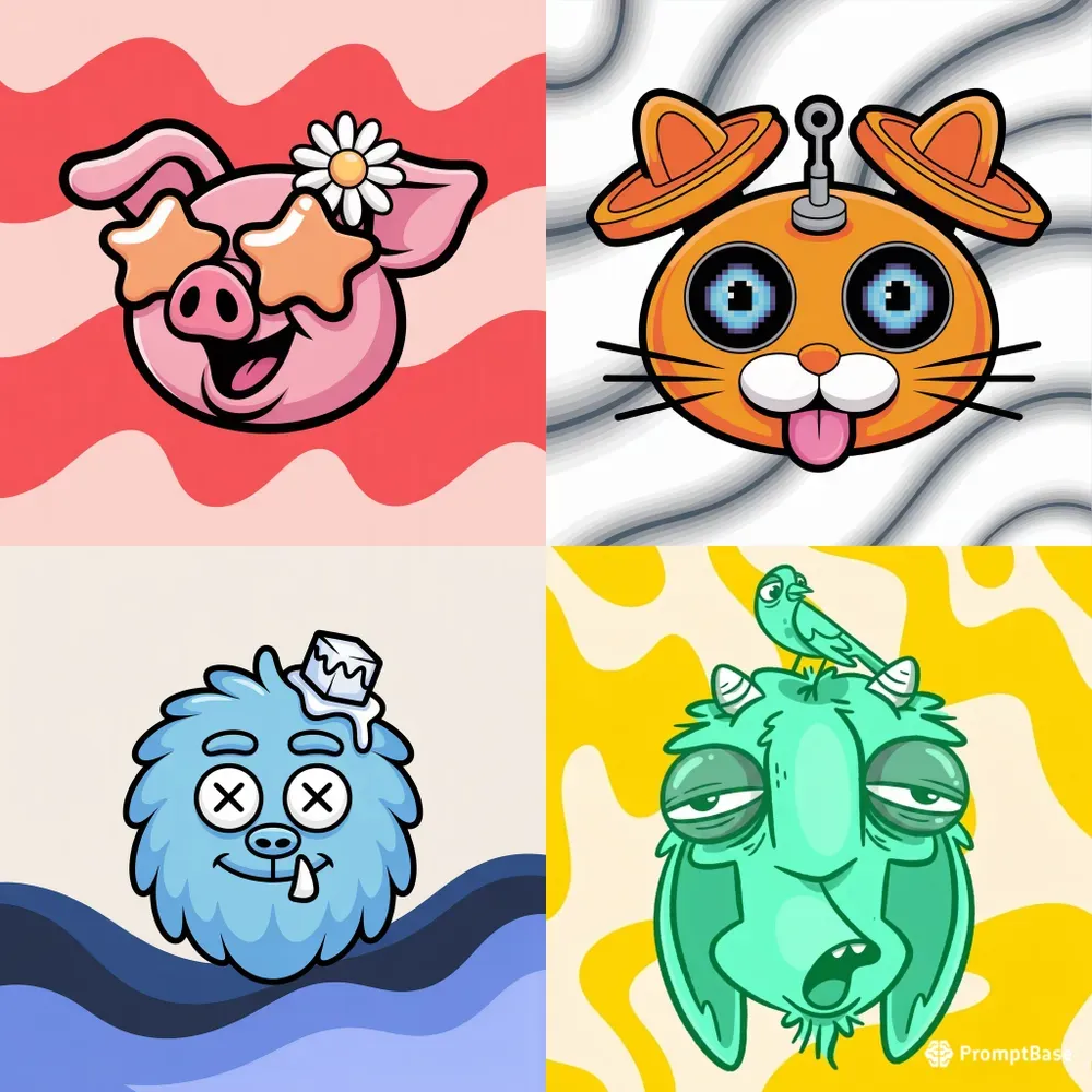 Funny Cartoon Head Clipart