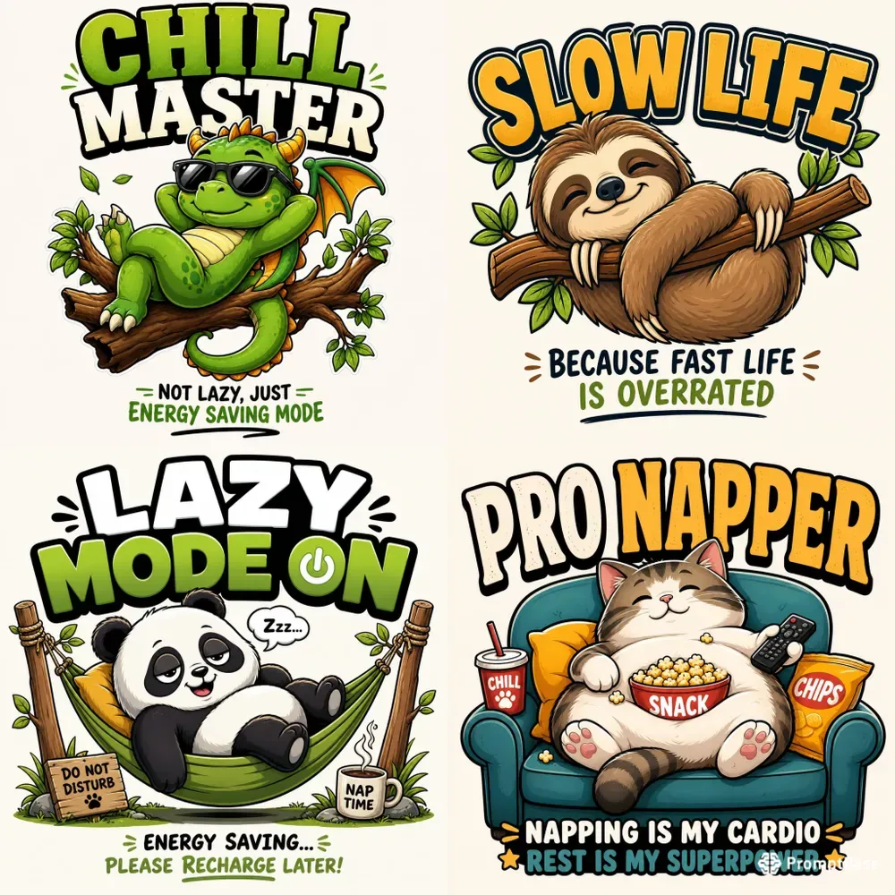 Cute Mascot Funny Tshirt Design Packs