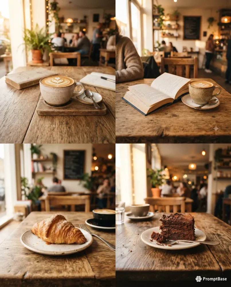 Cozy Cafe Aesthetic Photo Generator