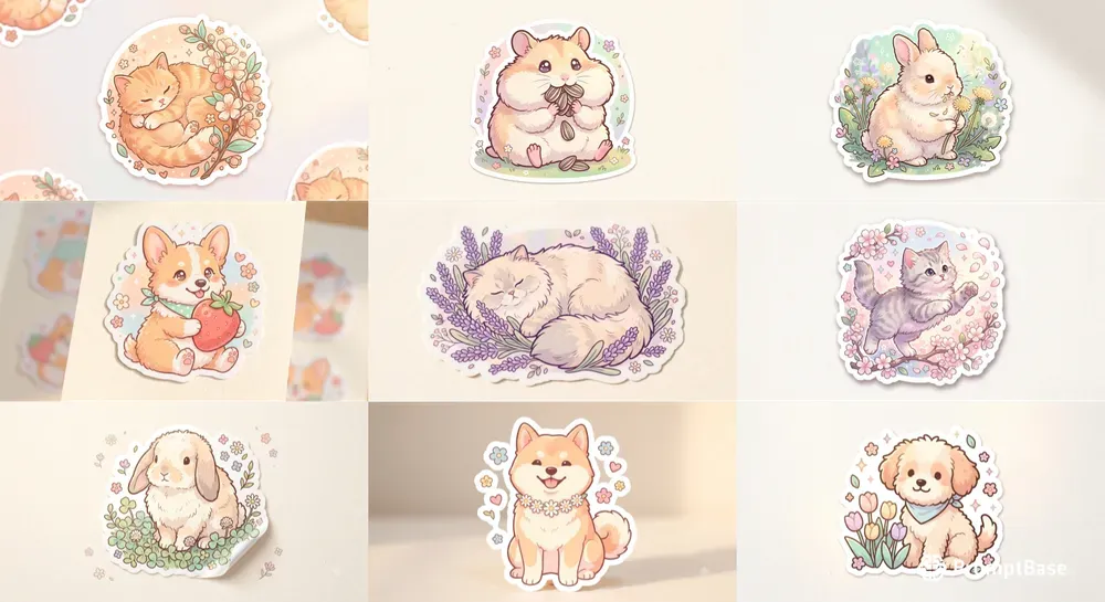Pastel Pet Sticker Generator