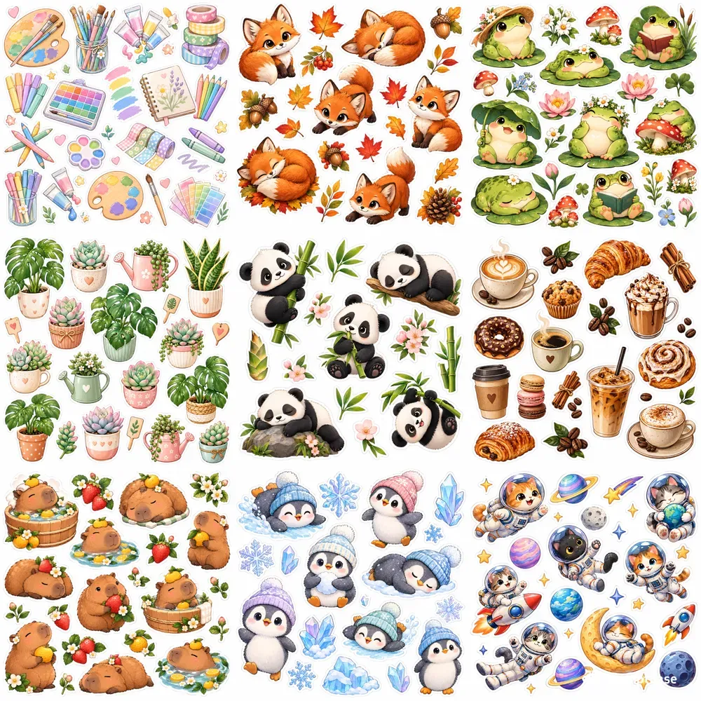 Cute Vinyl Sticker Sheets